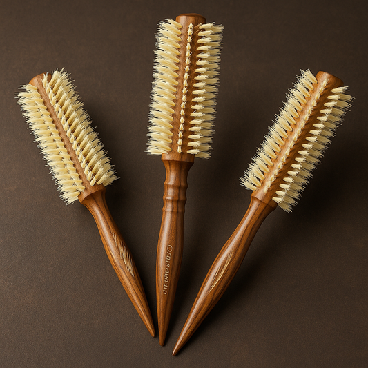 Round Bamboo Hair Brush – Eco-Friendly Styling Tool
