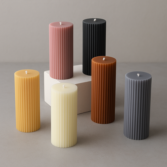 Classic Vegetable Wax Candle – Elegant Room Decor