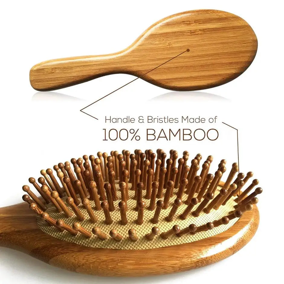 Bamboo Comb – Gentle Scalp Massage & Eco-Friendly Grooming