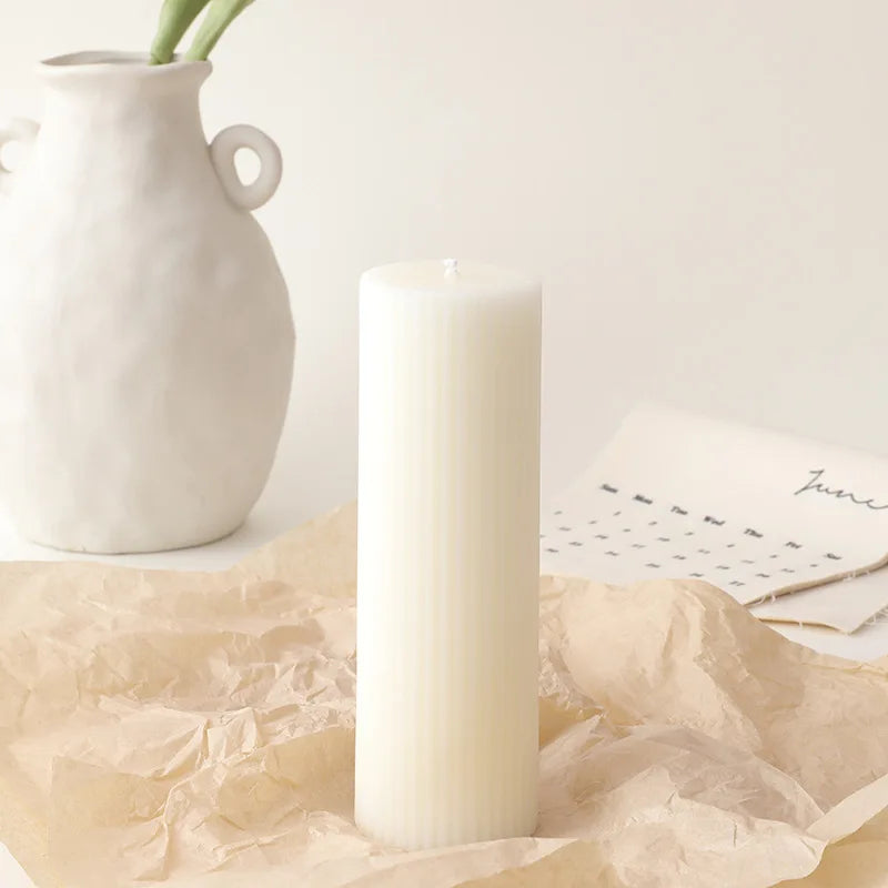 Classic Vegetable Wax Candle – Elegant Room Decor
