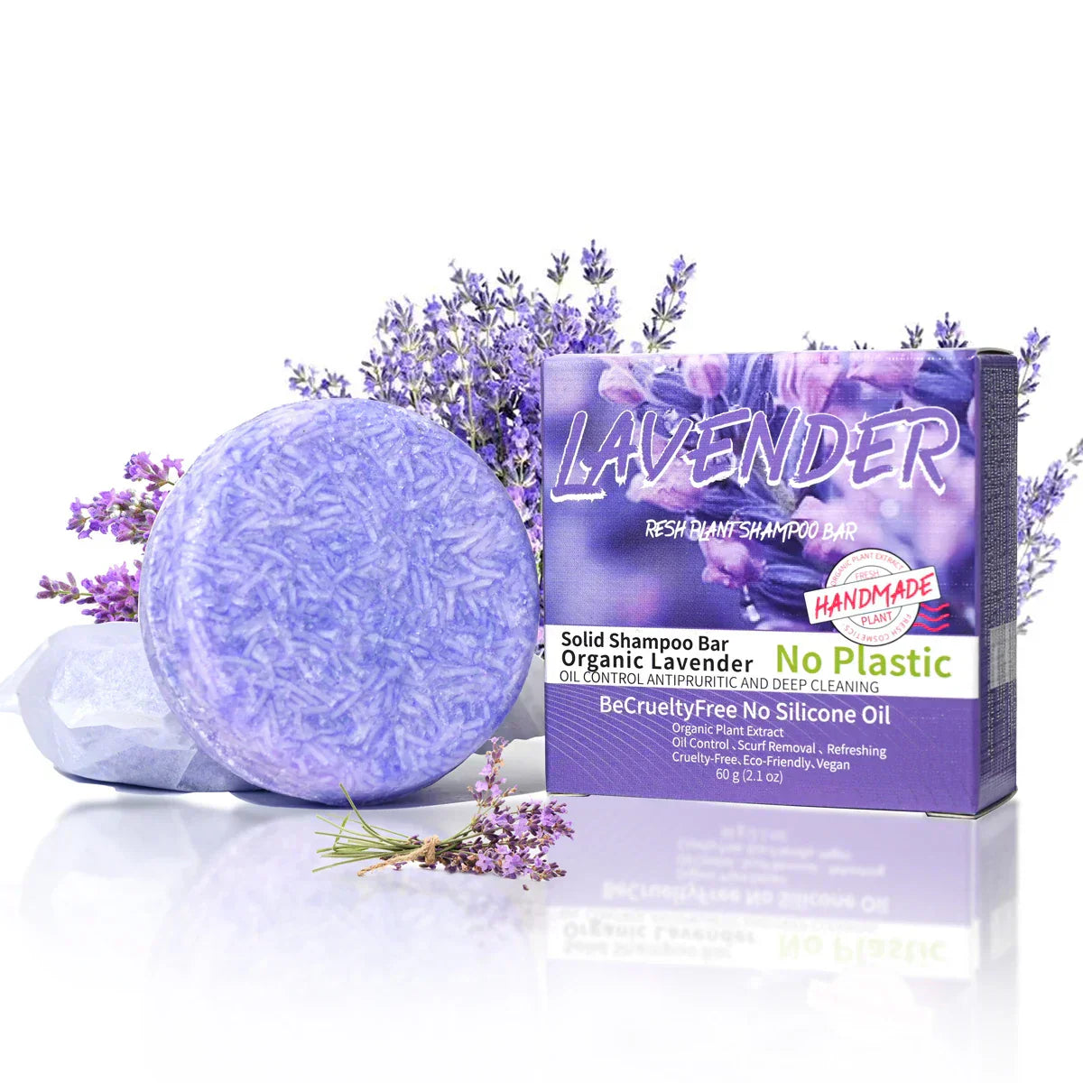 Provence Lavender Cleansing Bar – Handmade Soap for Hair & Body