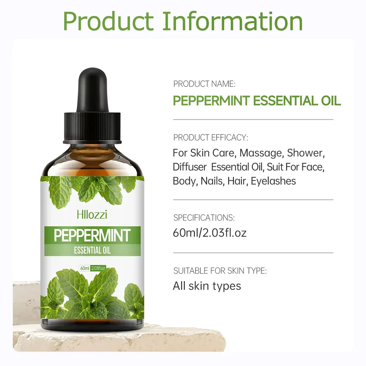 Peppermint Scented Oil for Home & Spaces