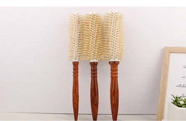 Round Bamboo Hair Brush – Eco-Friendly Styling Tool